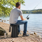 Retractable Stool | Lightweight & 11-Position Adjustable | Supports Up To 275 Lbs