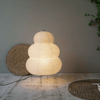 Floor Lamp | Rice Paper Shade | Tripod Stand