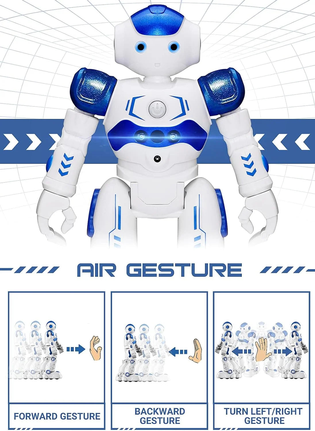 Robot Toy | Gesture & Remote Control Programmable 50 Moves