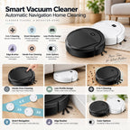 Robot Vacuum Cleaner | Smart Navigation & 3-In-1 Cleaning