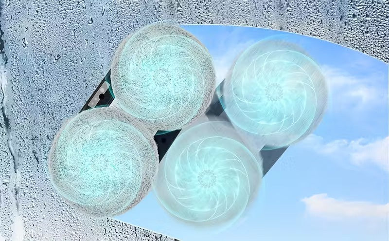 Robotic Window Cleaner with Remote Control