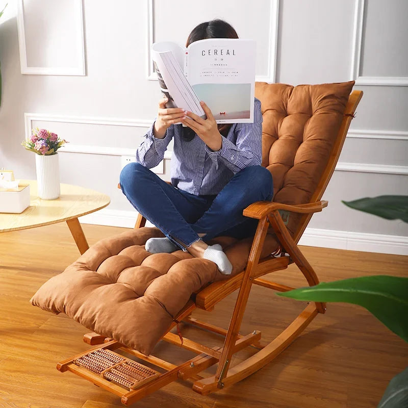 Rocking Chair Cushion | Adjustable Padding Cotton & Polyester | Small & Large