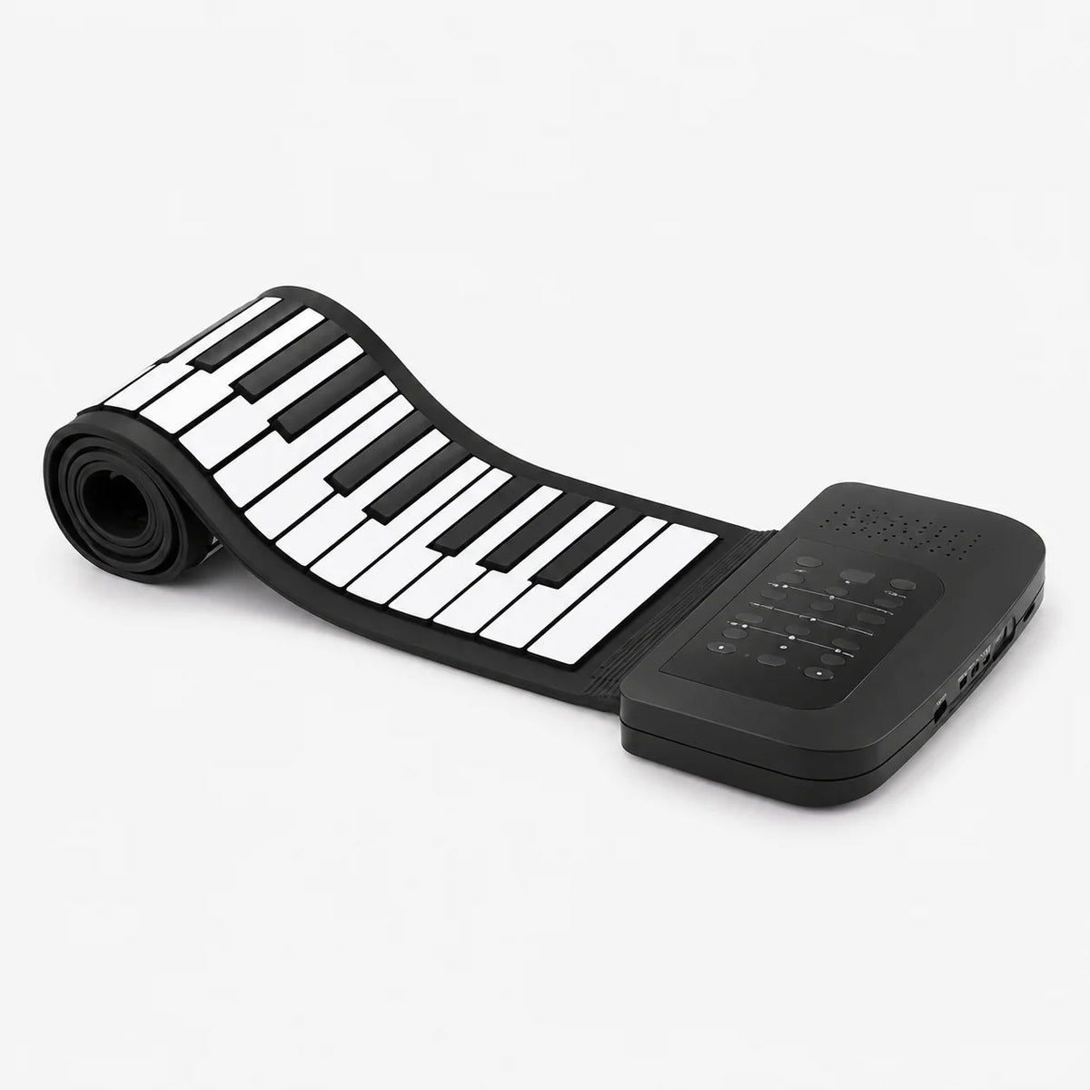 Roll-Up Piano | 61 Touch-Sensitive Silicone Keys & Built-In Speaker