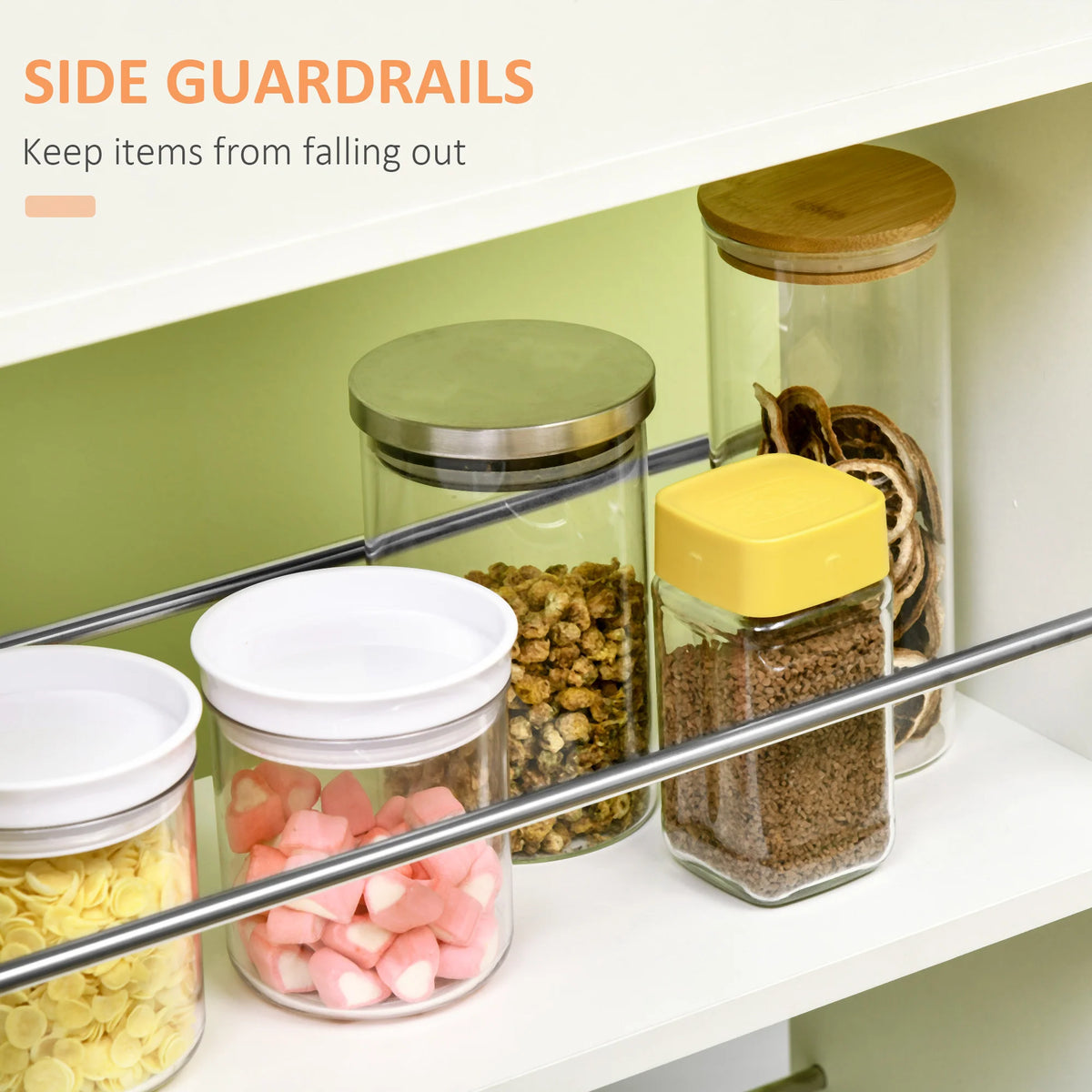 Rolling Storage Cart | Slim Design With Drawer | 9.75-Inch Wide