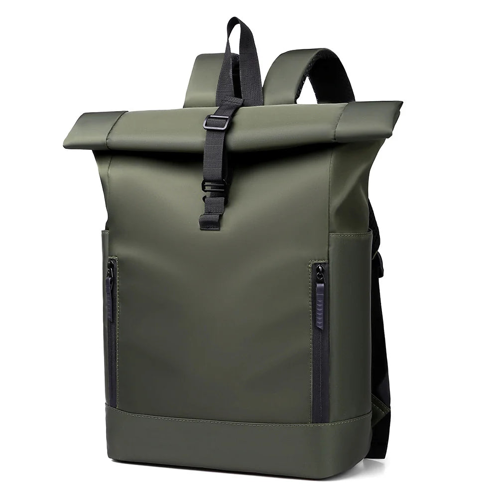 Rolltop Backpack | Waterproof, Multiple Pockets & Padded Straps