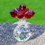 Rose Bouquet | Synthetic Crystal Petals & Everlasting Keepsake