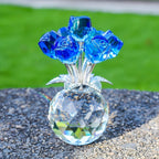 Rose Bouquet | Synthetic Crystal Petals & Everlasting Keepsake