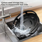 Rotating Organizer | Metal Frame & 360° Swivel | 3-Tier