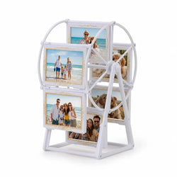 Rotating Picture Frame | Windmill Rotation & Vintage Embossed | Foldable Slots