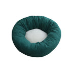 Round Dog Bed | Plush Burrow Design & Machine-Washable