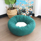 Round Dog Bed | Plush Burrow Design & Machine-Washable
