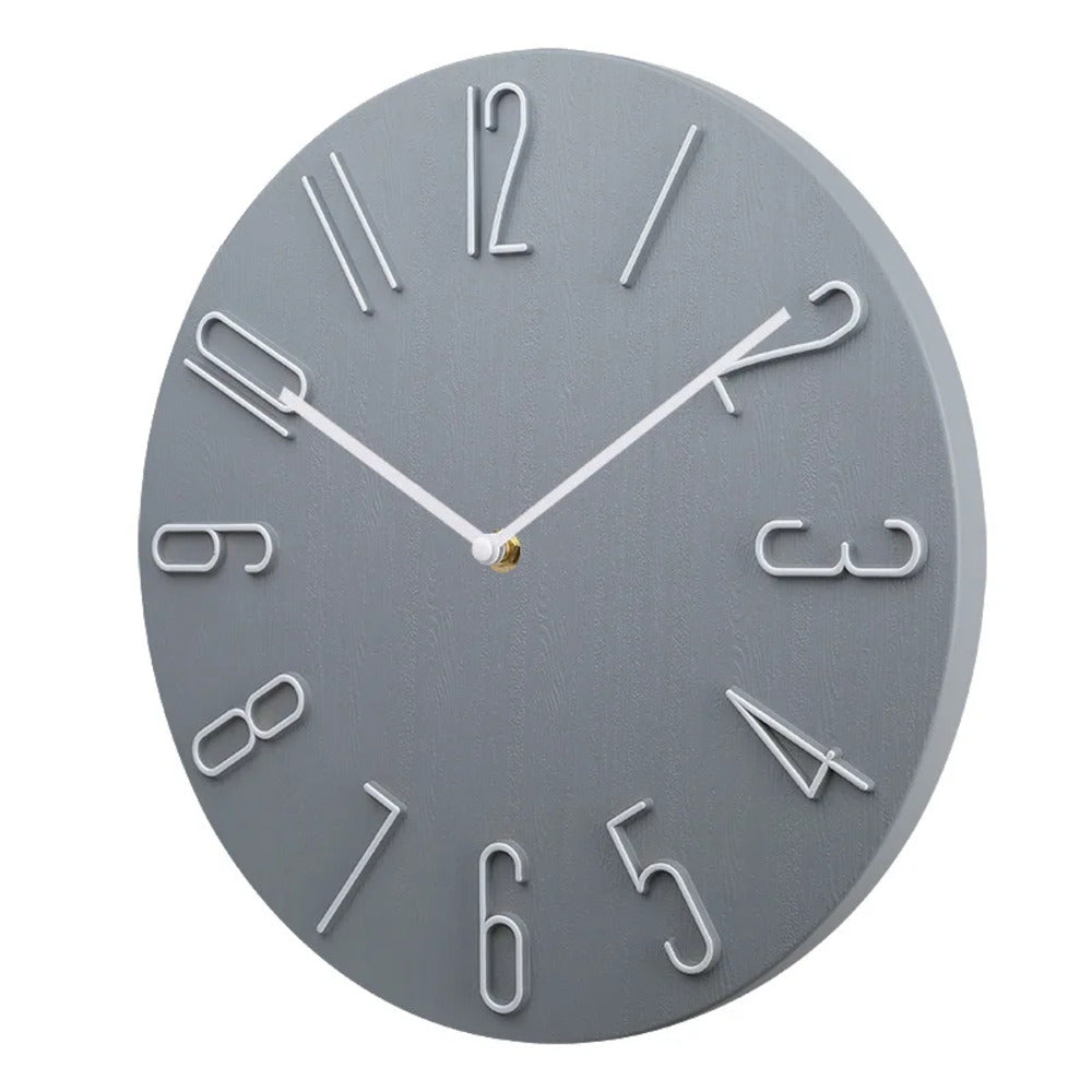 Round Faced Wall Clock