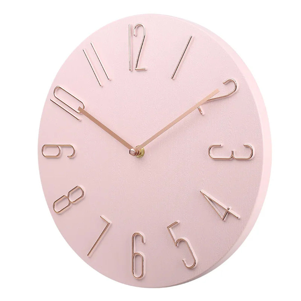 Round Faced Wall Clock