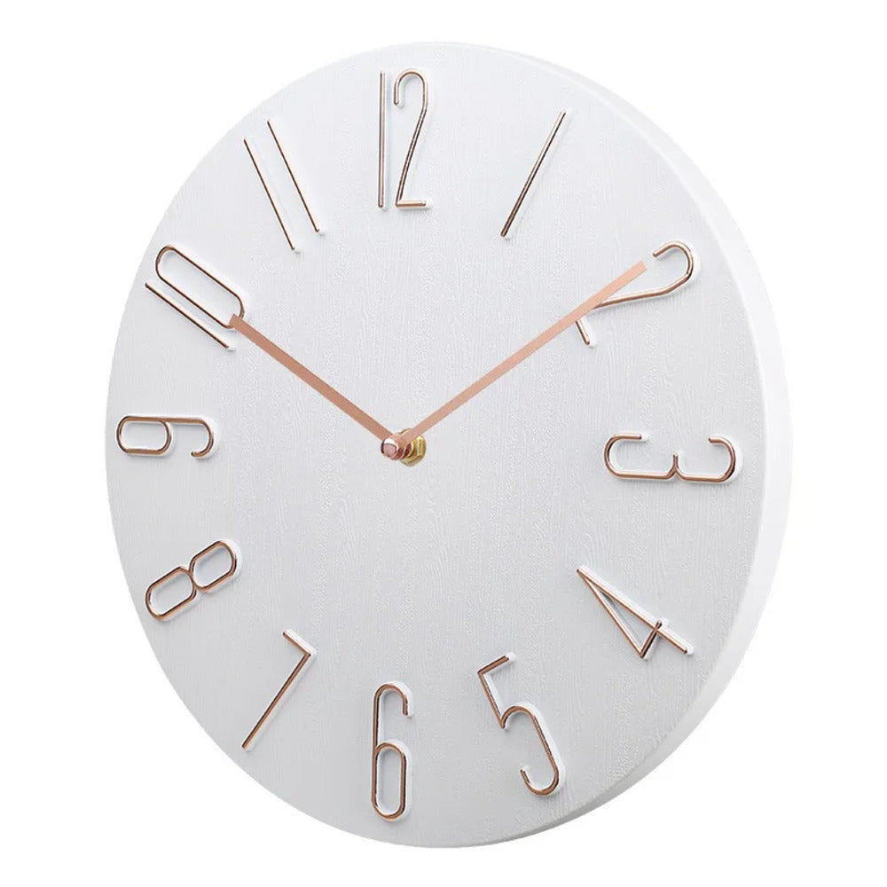 Round Faced Wall Clock