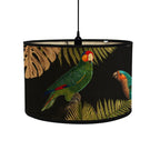 Round Lampshade | Tropical Printed Fabric & E27 Compatible | 30 cm Diameter