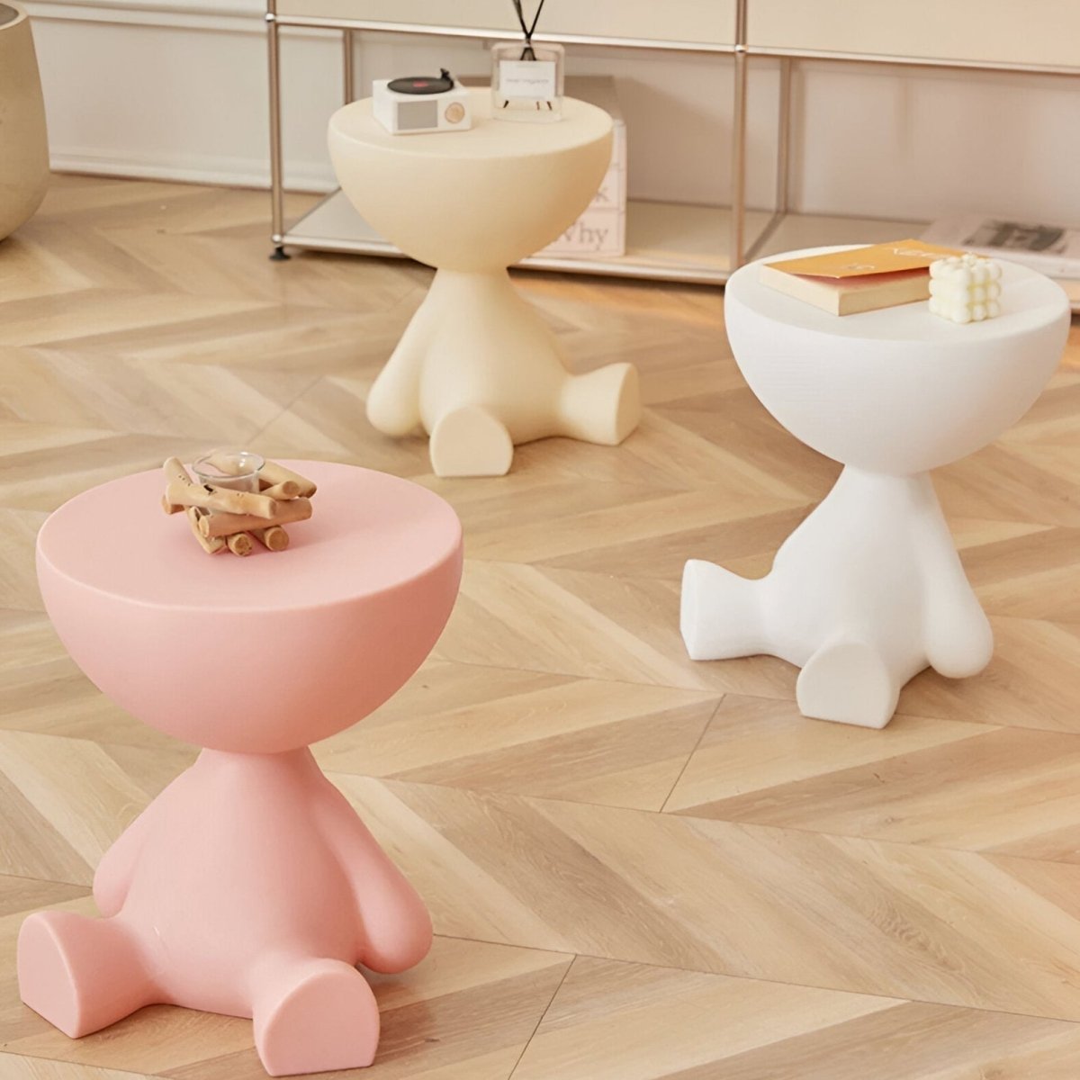 Coffee Table | Round Minimalist Design | 37 cm Diameter