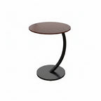 Round Side Table | Reinforced Compact Wood & Steel