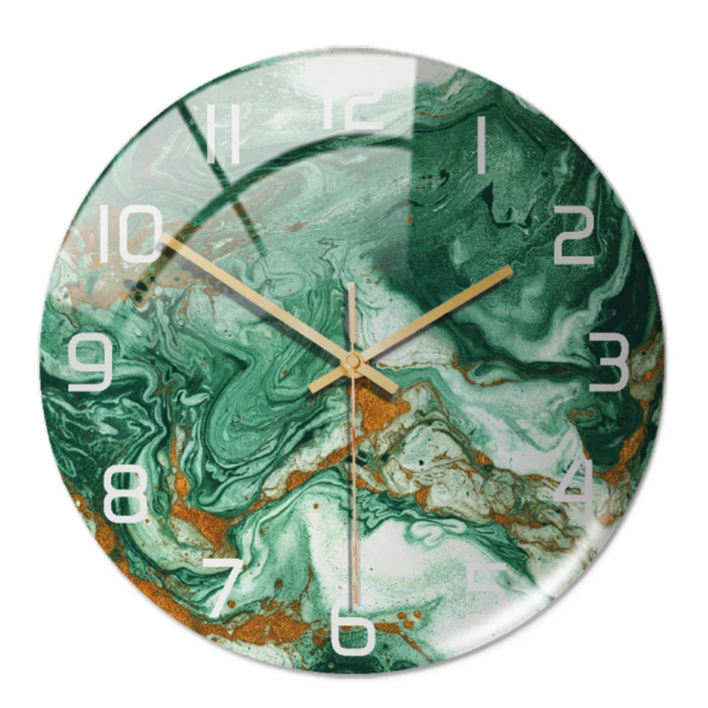 Round Wall Clock | Luxury Bordered Frame | Silent Movement