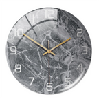 Round Wall Clock | Luxury Bordered Frame | Silent Movement