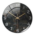 Round Wall Clock | Luxury Bordered Frame | Silent Movement