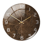 Round Wall Clock | Luxury Bordered Frame | Silent Movement