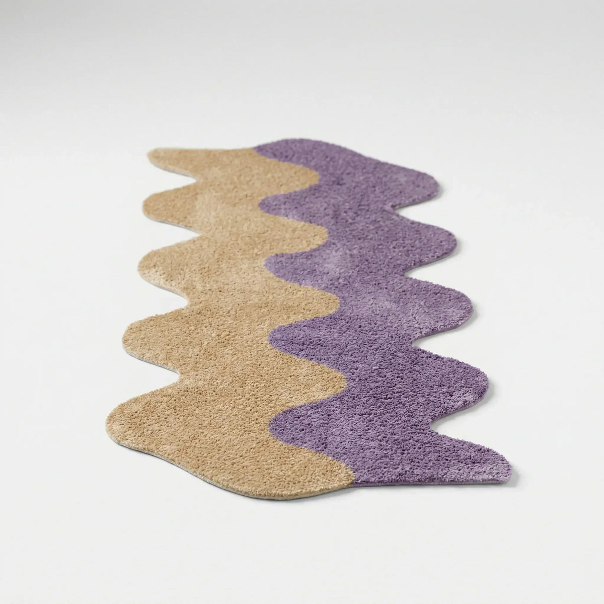 Rug | Abstract Color Block & Machine-Washable | 45 x 120 cm