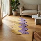 Rug | Abstract Color Block & Machine-Washable | 45 x 120 cm