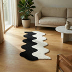 Rug | Abstract Color Block & Machine-Washable | 45 x 120 cm