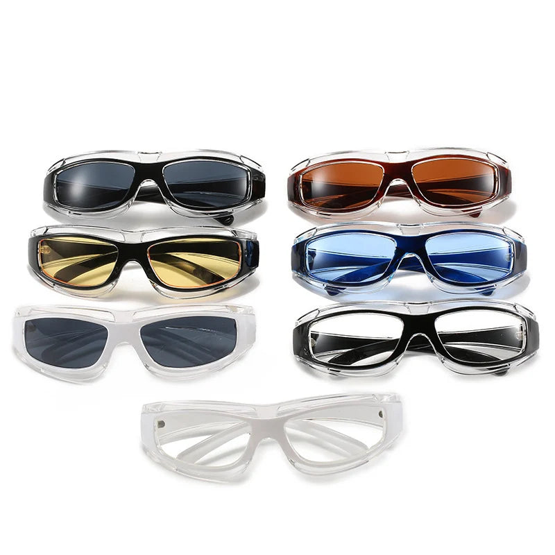 Safety Sports Glasses | Impact-Resistant Polycarbonate & Clear Lenses