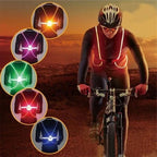 Safety Vest | 360° Fiber-Optic LED & Adjustable Quick-Release | One Size Fits All