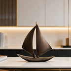 Sailboat Sculpture | Nautical-Themed Tabletop Accent