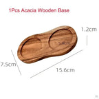 Salt & Pepper Grinder | Acacia Wood & Adjustable Ceramic Mill | Sold Individually