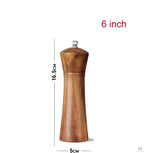 Salt & Pepper Grinder | Acacia Wood & Adjustable Ceramic Mill | Sold Individually