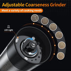 Salt & Pepper Grinder Set | One-Hand Operation, LED & Rechargeable | Set of 2