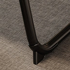 Contemporary Nordic Carbon Fiber MDF Rectangular Desk with Foldable Angle-Adjustable 2-Tray Design for Study