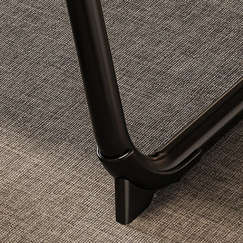 Contemporary Nordic Carbon Fiber MDF Rectangular Desk with Foldable Angle-Adjustable 2-Tray Design for Study