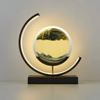 Sand Lamp | Flowing Sand Glass Chamber | LED & Remote Control