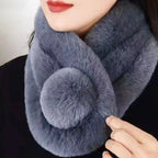Scarf | Plush Faux Fur & Loop-Through Design