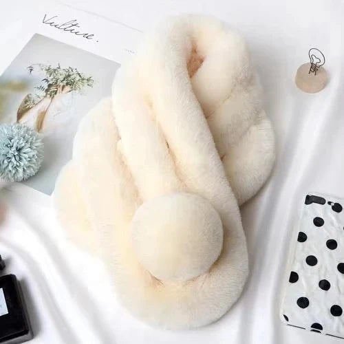Scarf | Plush Faux Fur & Loop-Through Design
