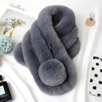 Scarf | Plush Faux Fur & Loop-Through Design