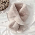 Scarf | Soft Faux Fur Cross Collar