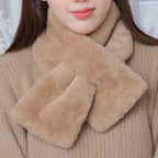 Scarf | Soft Faux Fur Cross Collar