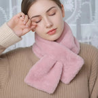 Scarf | Soft Faux Fur Cross Collar