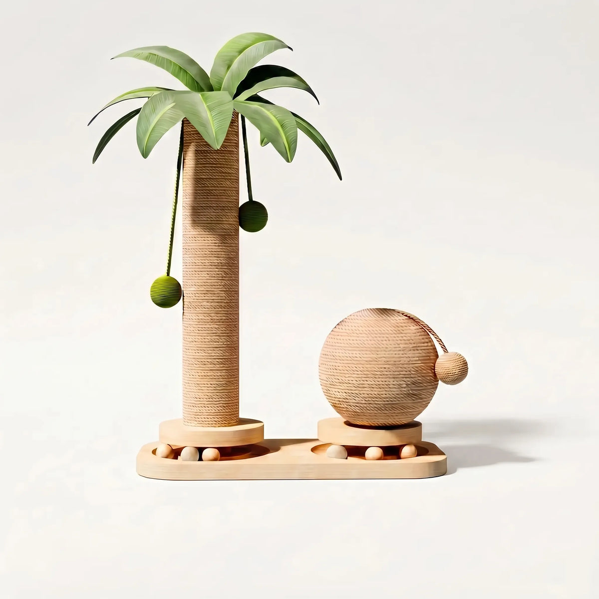 Scratching Post | Palm Design & Sisal Scratching Surface