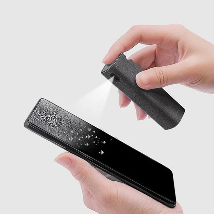 Screen Cleaning Kit | 2-in-1 Feinspray & Mikrofaser Tuch | Taschenformat
