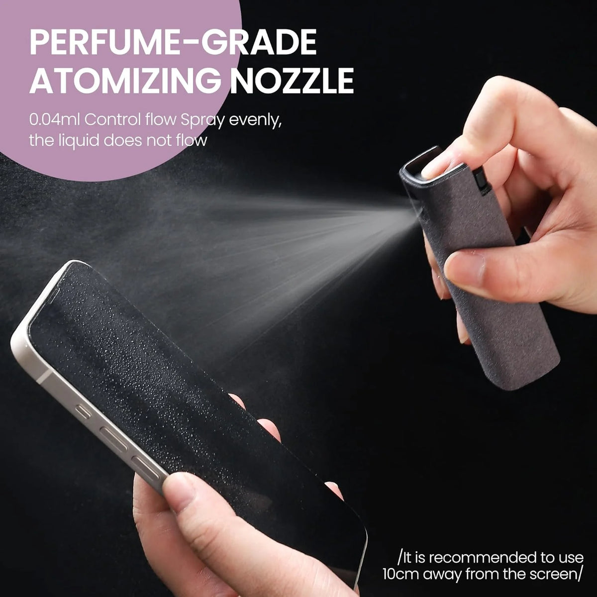 Screen Cleaning Kit | 2-in-1 Feinspray & Mikrofaser Tuch | Taschenformat