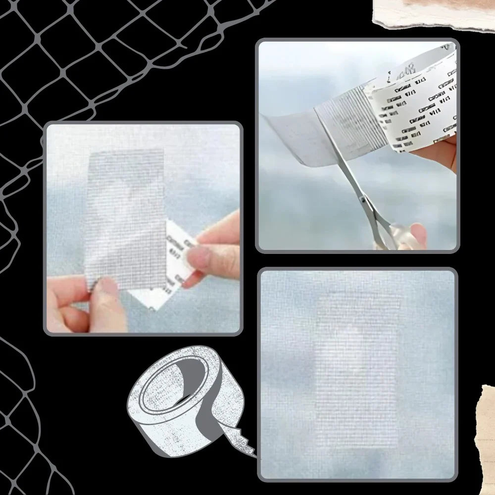 Screen & Mesh Repair Tape | Strong Adhesive & Waterproof