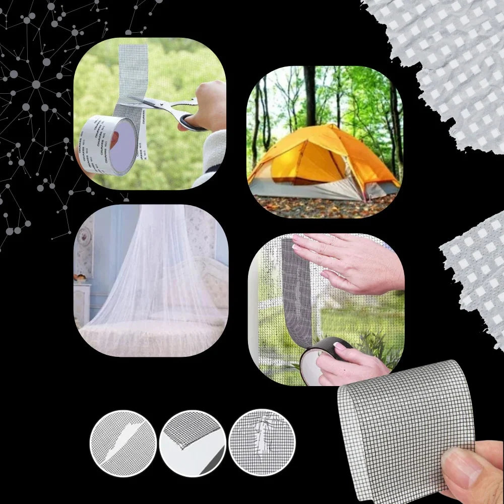 Screen & Mesh Repair Tape | Strong Adhesive & Waterproof