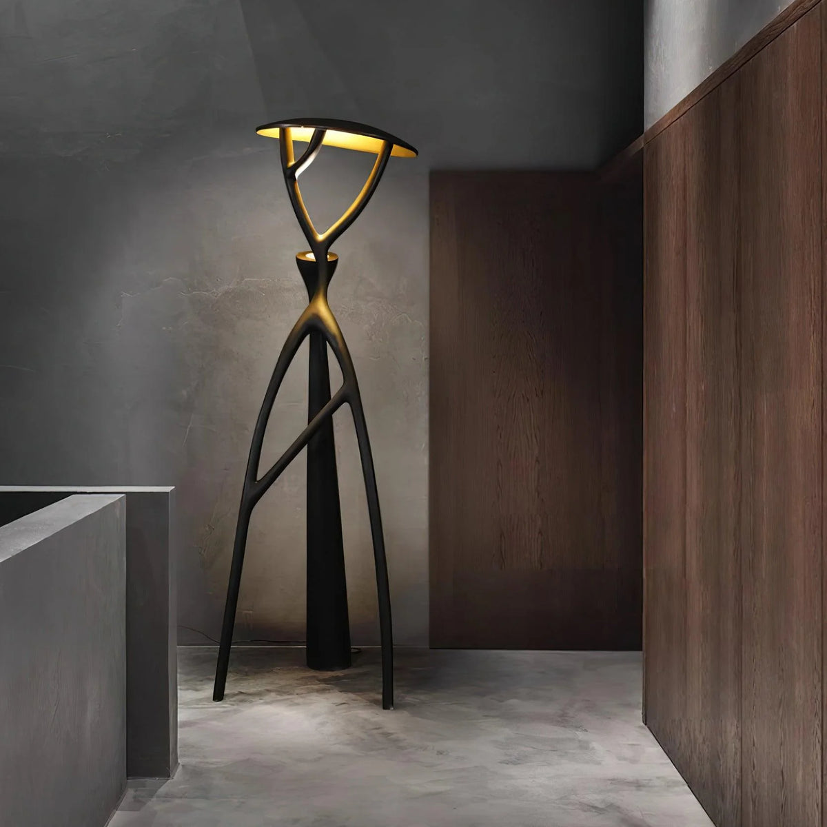 Sculptural Floor Lamp | Integrated LED & Fiberglass Body
