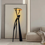 Sculptural Floor Lamp | Integrated LED & Fiberglass Body